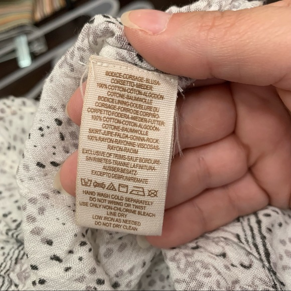 Free People Heat Wave ivory combo tunic size small - Picture 4 of 10